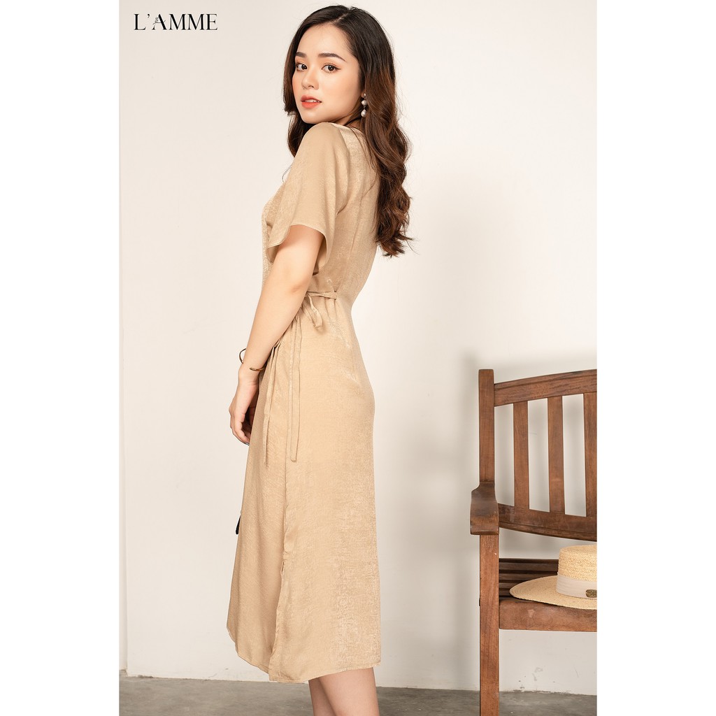 Đầm Bầu công sở Sakura Dress chất lụa mềm nhẹ không nhăn phù hợp mọi vóc dáng by LAMME.