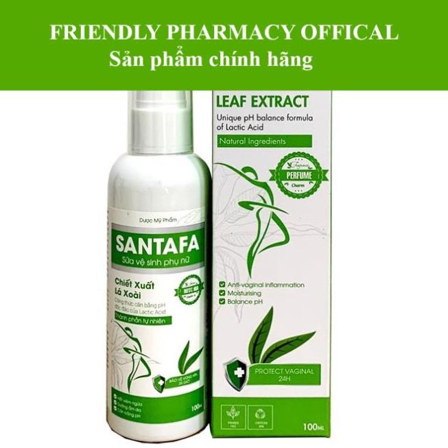 SỮA VỆ SINH SANTAFA - Giúp làm sạch, bảo vệ vùng kín, kháng khuẩn, khử mùi hôi, đem lại cảm giác tự tin cho phụ nữ (100m