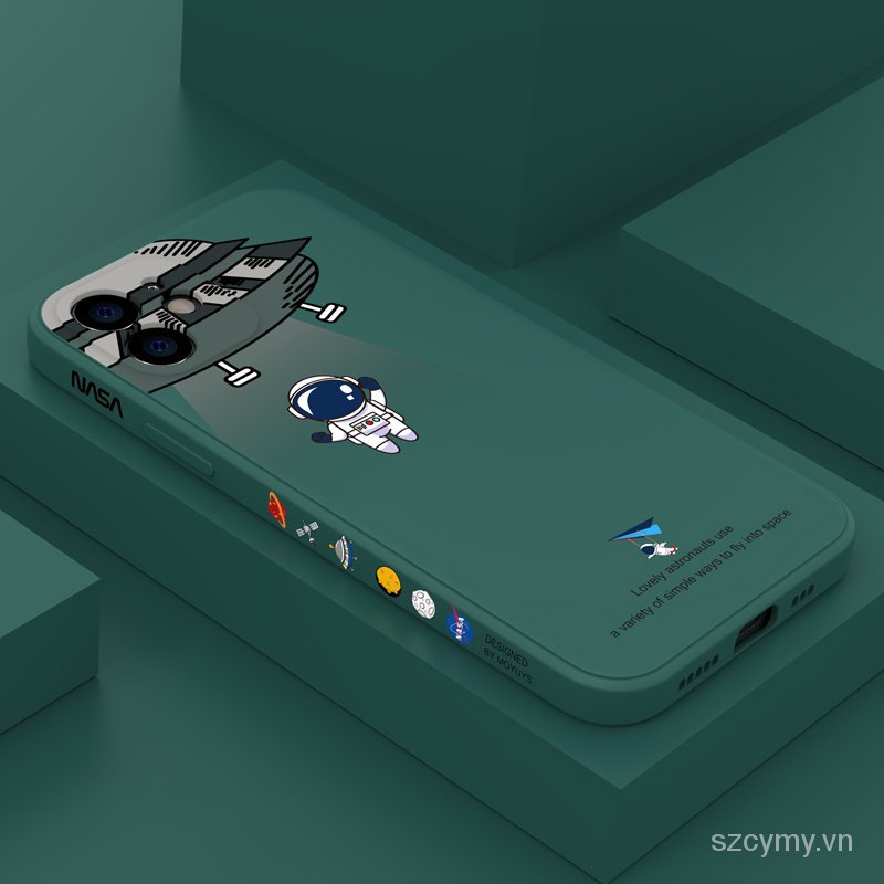 Ốp điện thoại TPU chủ đề vũ trụ nasa cho iPhone 11 Pro Max Xs Max Xr X 6 6S 7 8 Plus Se 2020