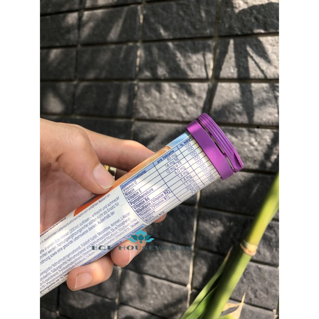 [ HÀNG ĐỨC ] Ống 20 Viên Sủi Vitamin C và MultiVitamin Das Gesunde Plus | Thế Giới Skin Care