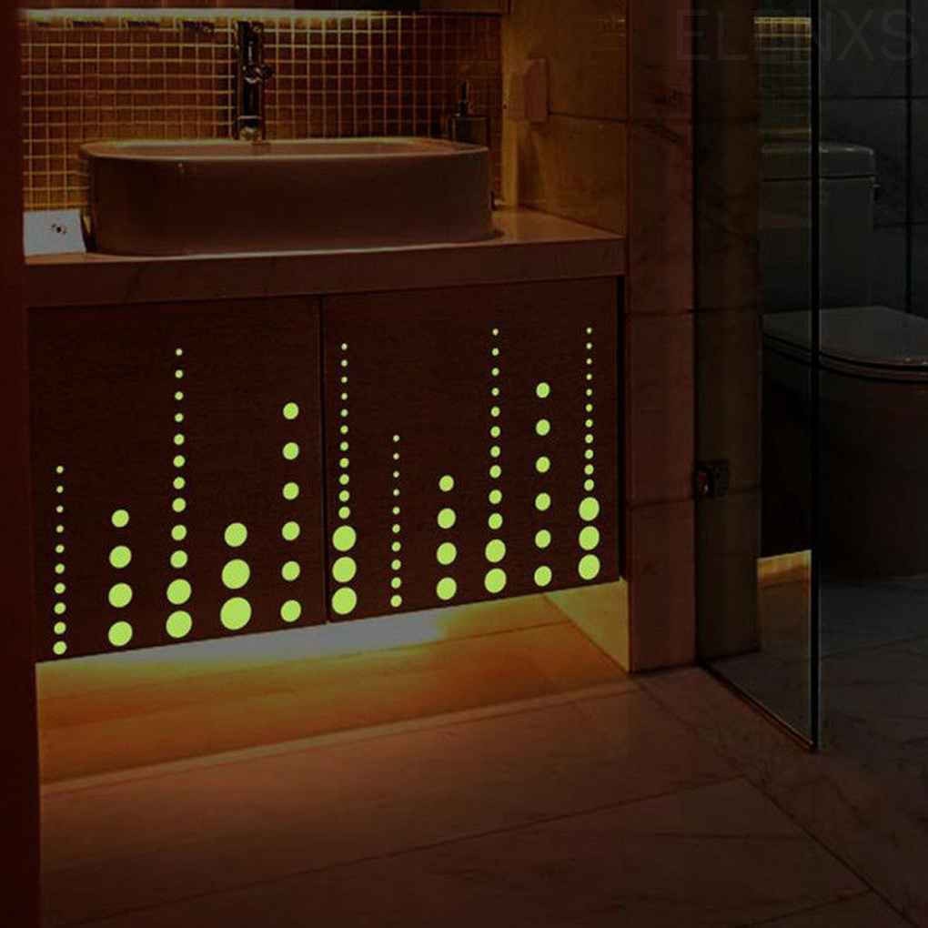 Boộ 407 miếng dán tường trang trí dạ quang hình ngôi sao