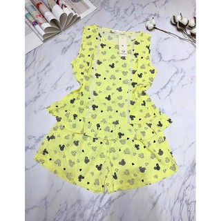 BỘ ĐÙI MẶC NHÀ LANH LỤA ( MẪU VIỀN REN)