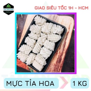 Giao siêu tốc tphcm - mực tỉa hoa 1kg net 7