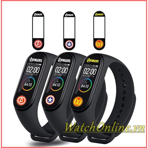 [Link số 2 ] Dán hình Xiaomi Miband 4 Avengers