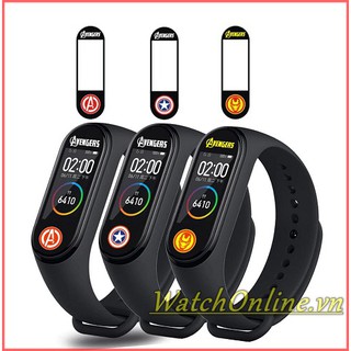 Dán hình Xiaomi Miband 4 Avengers