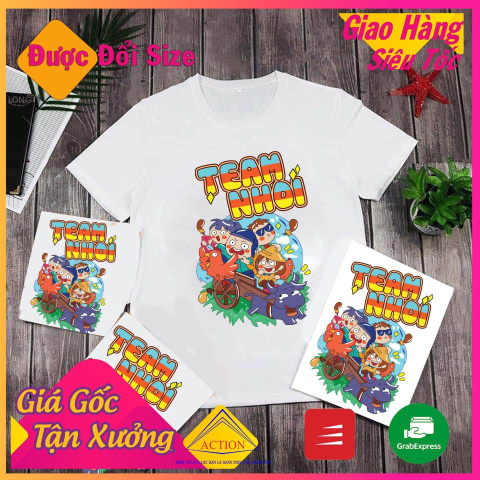 [GIÁ SỈ] Áo Thun Team Sologan – [THE ACTION] - Inbox chọn mẫu ( Quà Tặng)