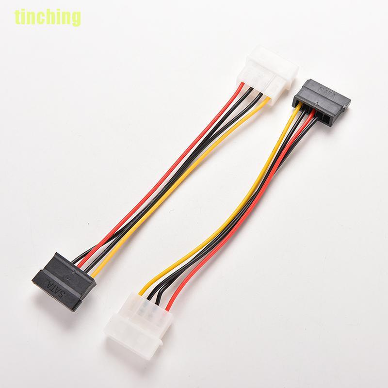 Bộ Chuyển Đổi Nguồn Điện 1pin 4 Pin Ide Molex Sang 15-Pin Ata Sata 15-Pin