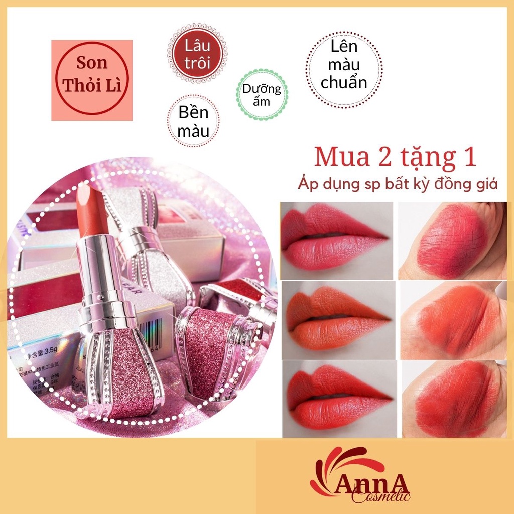 Son Lì Daisy Dear Nội Địa Trung Thiết Kế Hình Nơ Sang Trọng Chất Son Lì Bền Màu Lâu Trôi 3,5g-AnnA.40.Cosmetic