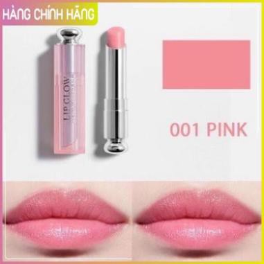 [Hàng Chuẩn Auth 100%] Son Môi  Son Dưỡng Dior Addict Lip Glow 001 Pink 004 Fullsize Fullbox