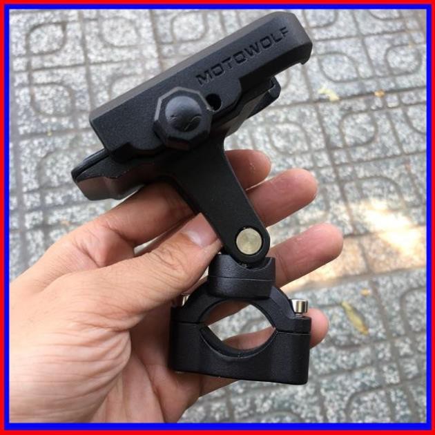 Kẹp điện thoại motowolf gắn gi đông xe | BigBuy360 - bigbuy360.vn