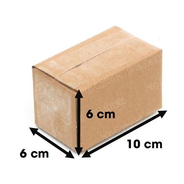 10x6x6 Combo 50 hộp thùng carton size nhỏ đóng hàng ♥️ FREESHIP ♥️ Giảm 10K Khi Nhập [BAOBITP2]