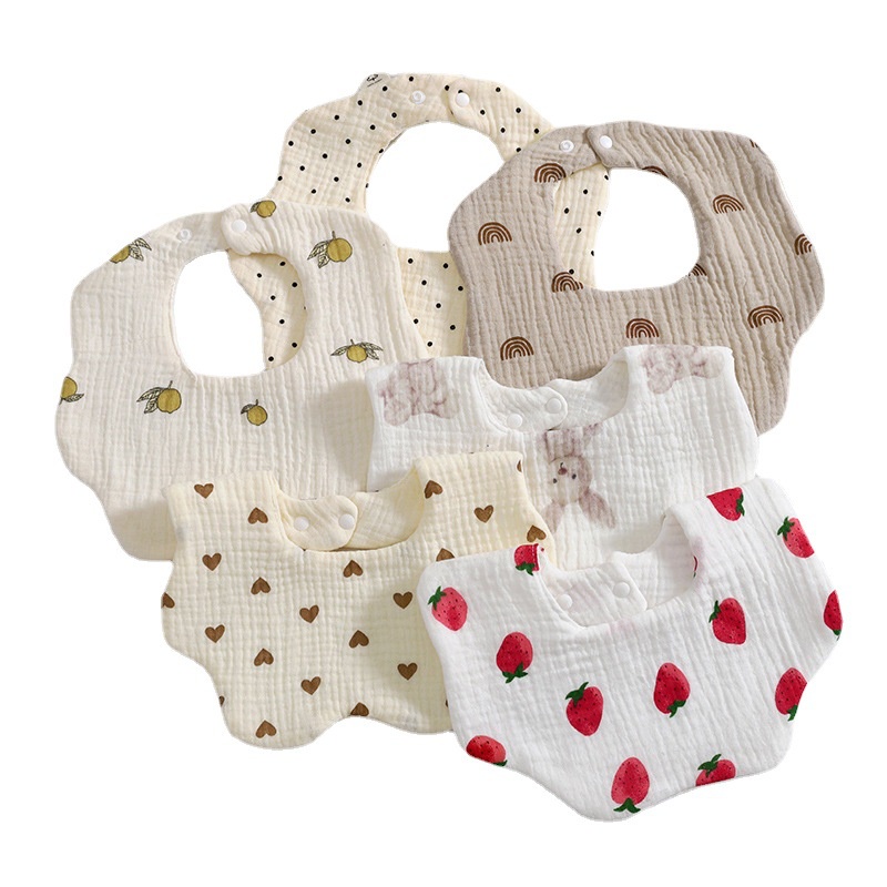 Yếm Ăn Vải cotton Dành Cho Mẹ Và Bé
