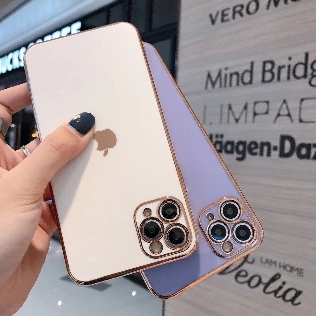 Ốp Điện Thoại Nhựa Dẻo Viền Bóng Cho iPhone 6 6S Plus 7/8 7Plus/8Plus XS Max 11 Pro Max Thiết Kế Giống iPhone 12 | BigBuy360 - bigbuy360.vn
