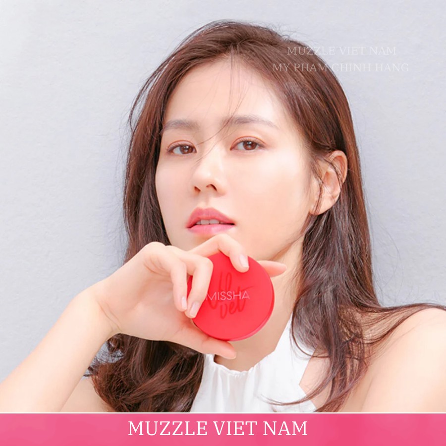 [Tặng Mặt Nạ Harana Trị Giá 25k] Phấn nước Missha Velvet Finish Cushion SPF50+ PA+++ Màu Đỏ 2 Tone Màu | BigBuy360 - bigbuy360.vn
