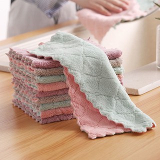 Sét 10 khăn lau nhà bếp đa năng 2 mặt siêu thấm nước