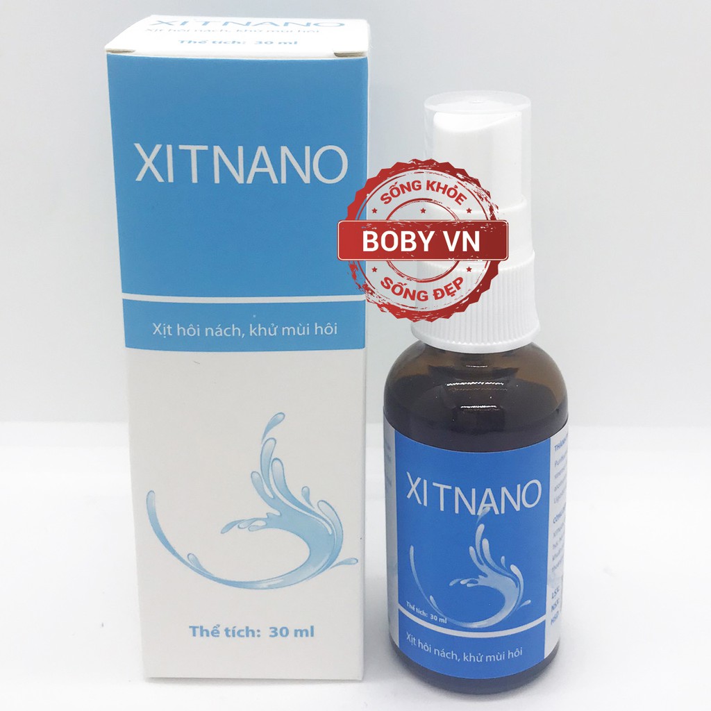 Xitnano - Xịt hôi nách, khử mùi hôi - Chai 30ml (Che tên sản phẩm)