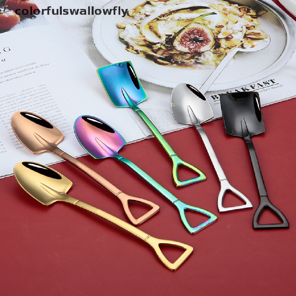 Muỗng Cà Phê Bằng Thép Không Gỉ Nhiều Màu Sắc