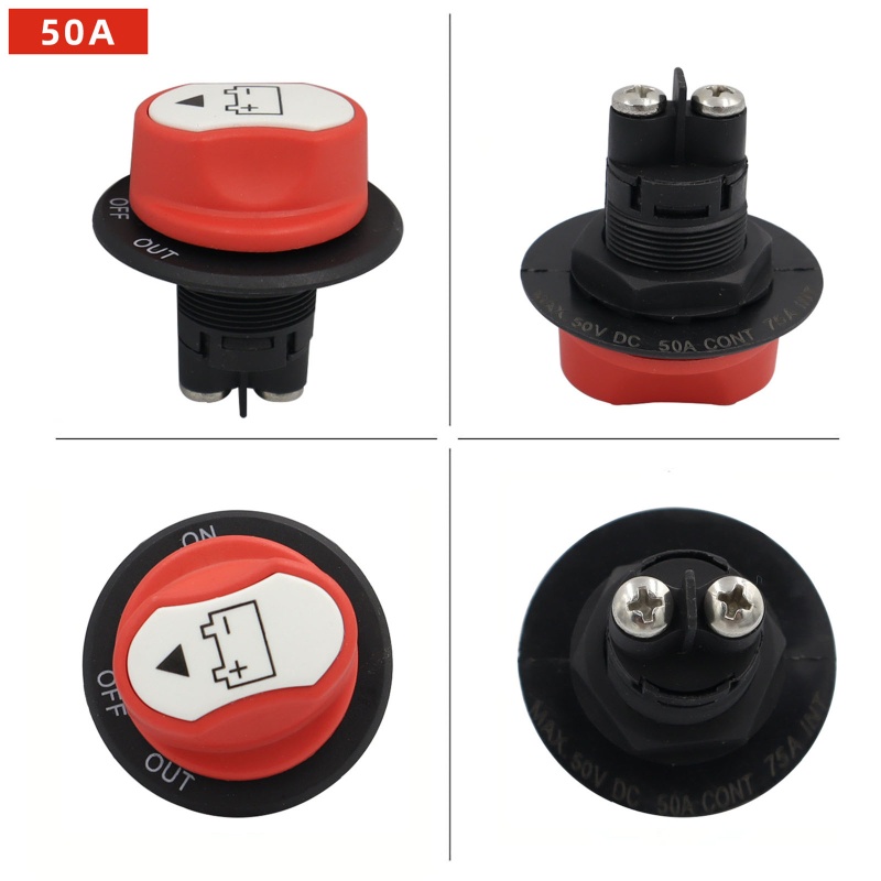 Công Tắc Ngắt Kết Nối Pin 50V Chống Thấm Nước
