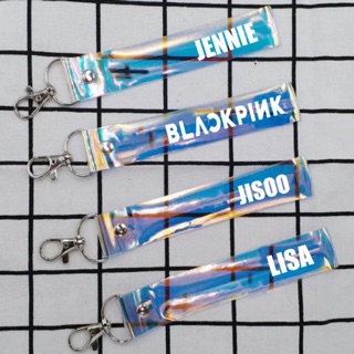 Nametag hologram Blackpink móc khoá phản quang