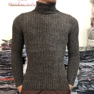 Áo len nam cổ lọ nhung