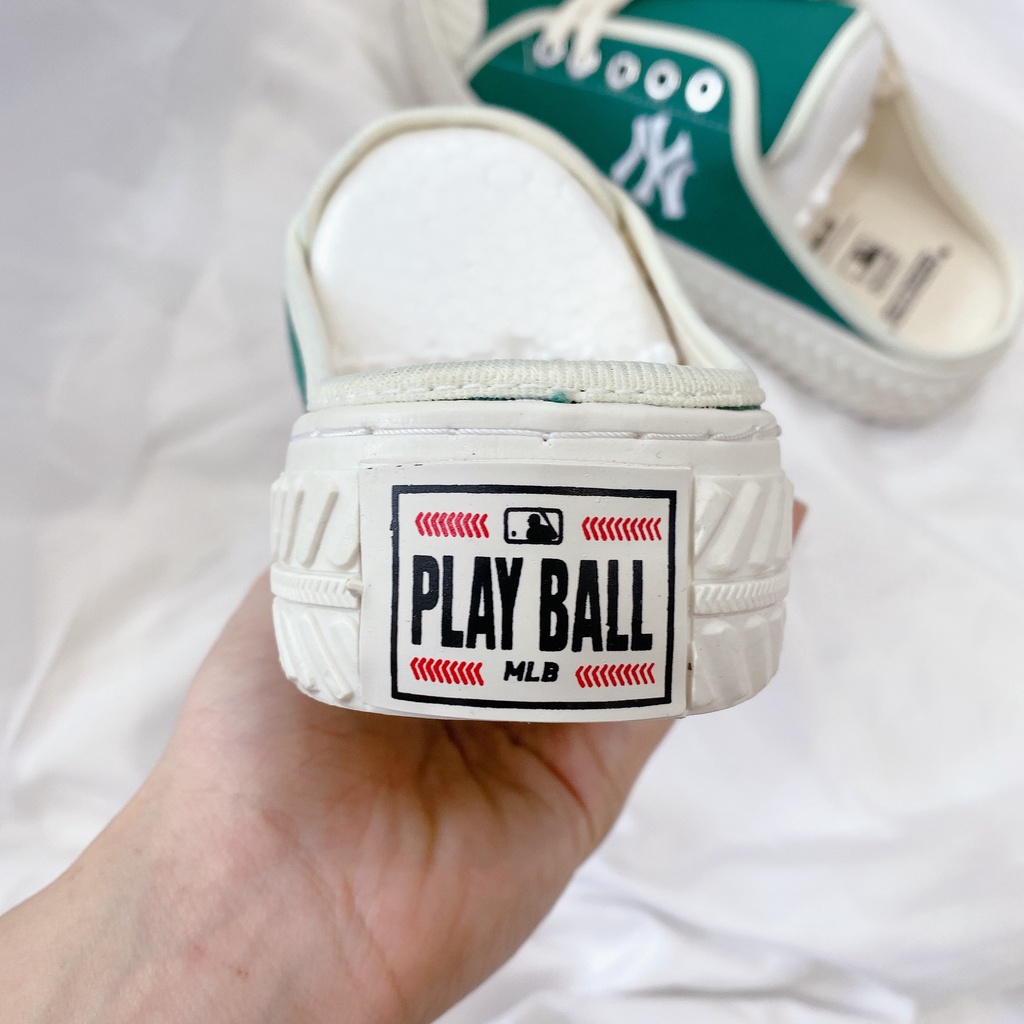 Giày Thể Thao Nữ Ngô Thắng MIB NY Đạp Gót Xanh Lá