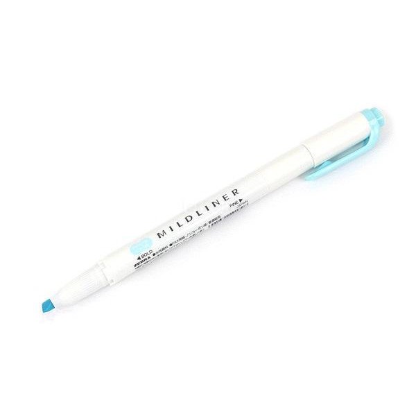 Bút đánh dấu Zebra Mildliner Highlighter - Bold/Five - Màu xanh dương (Mild Blue)