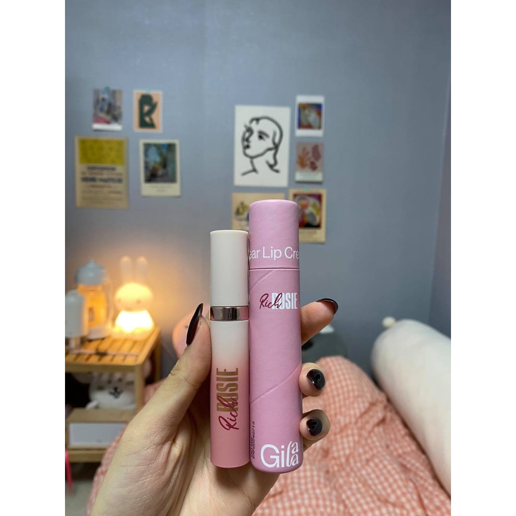 (Vỏ hộp tròn) Son Gilaa Long Wear Lip Cream Rich Rosie Collection (5g)