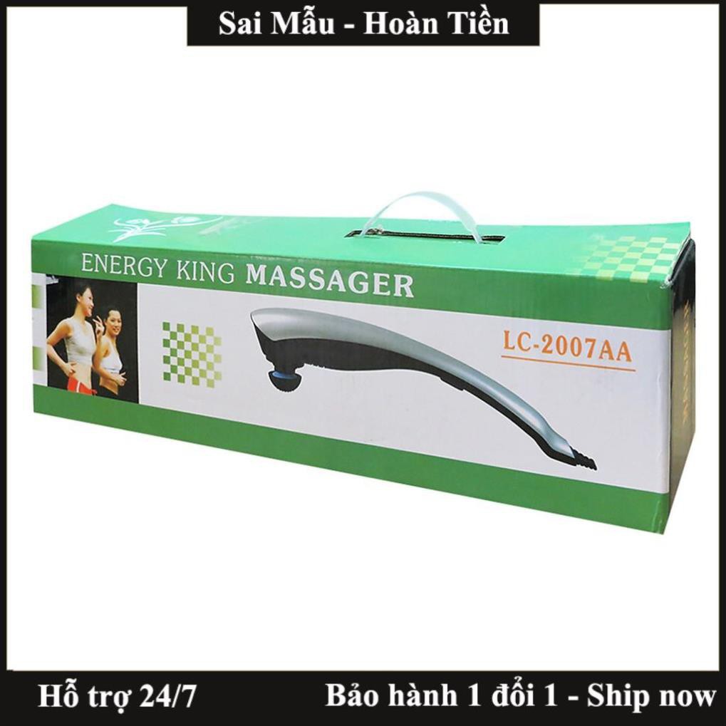 ✔️Máy massage toàn thân cá heo Energy King LC 2007AA 3 đầu xóa bóp đấm lưng, giảm đau thư giãn  - Bảo hành 12 tháng