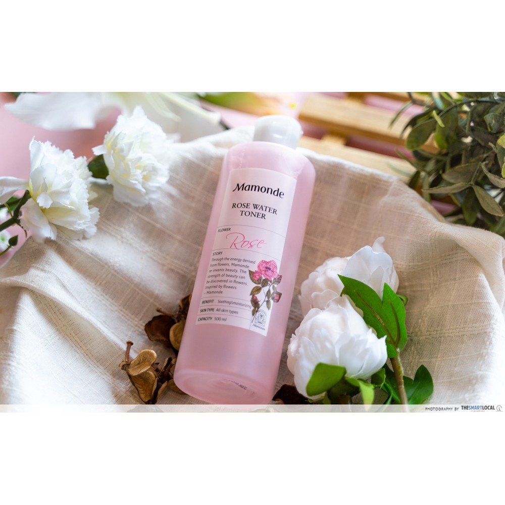 ( Bb221 ) Nước hoa hồng cung cấp độ ẩm Mamonde Rose Water Toner 500ml ( Linhnam_SPA )