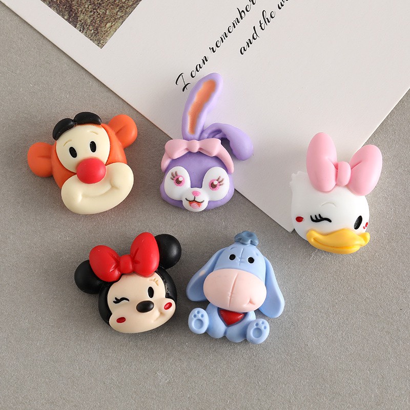 Charm (C532) slime/ Dụng Cụ Charm Trang Trí [Ko Keo &amp; Nút] Hình Nhân Vật Hoạt Hình