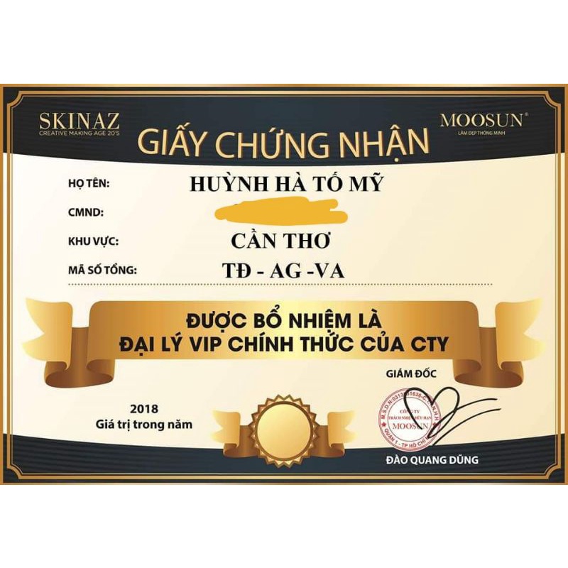 Kem V10 Skinaz Dưỡng Trắng Da Giảm Nám Tàn Nhang Chính Hãng