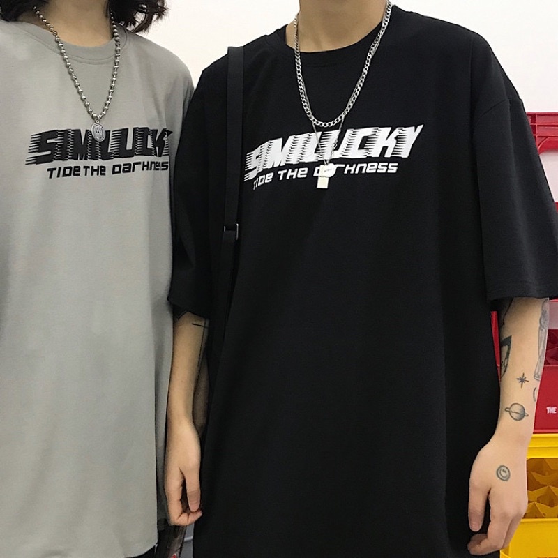 Áo thun tay lỡ nam nữ , áo phông unisex chất cotton in chữ KY