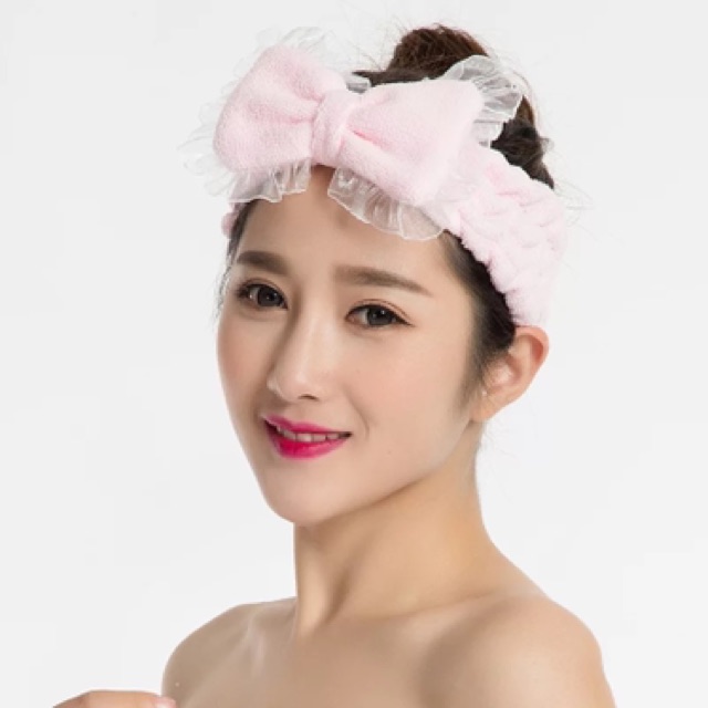 REN Băng đô bờm tóc nơ REN cho nữ cho bé