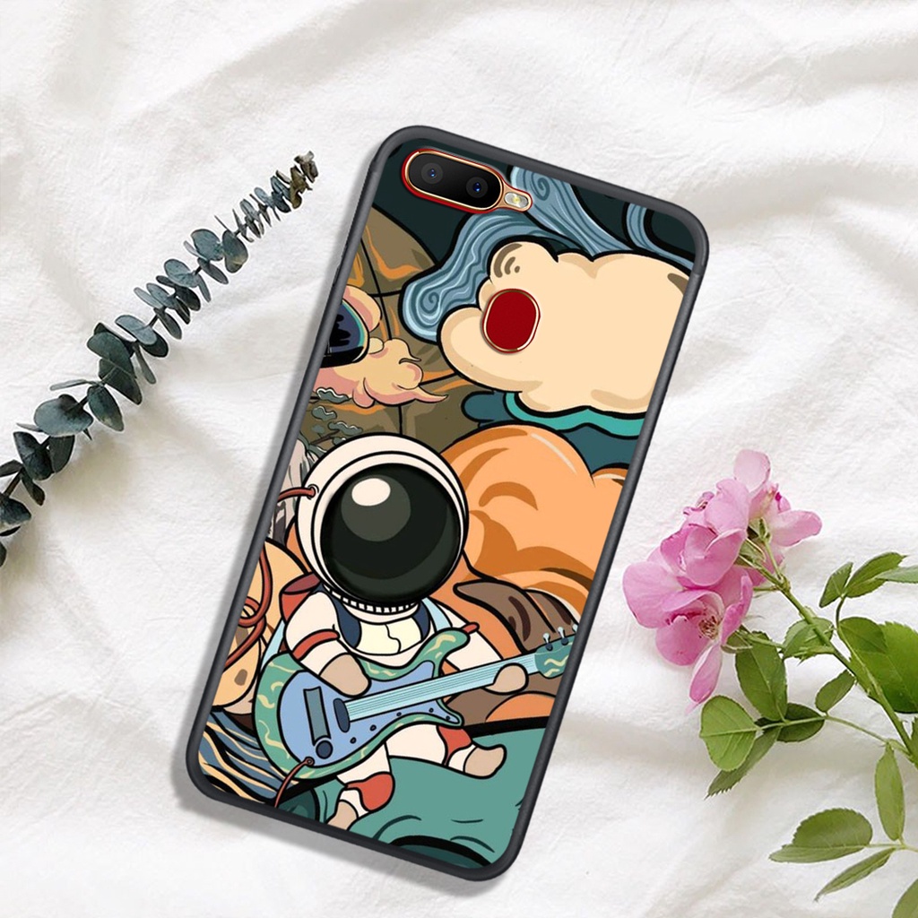 [ SIÊU HOT] ỐP LƯNG OPPO A5S/A7/A12/F9 , IN HÌNH ASTRONAUT TIỂU ĐỘI PHI-HÀNH-GIA, MÀU SẮC CỰC BẮT MẮT