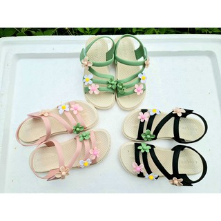 Dép trẻ em quai hậu sandal sục cho bé chống trơn chống ngã bé tập đi hoa cúc