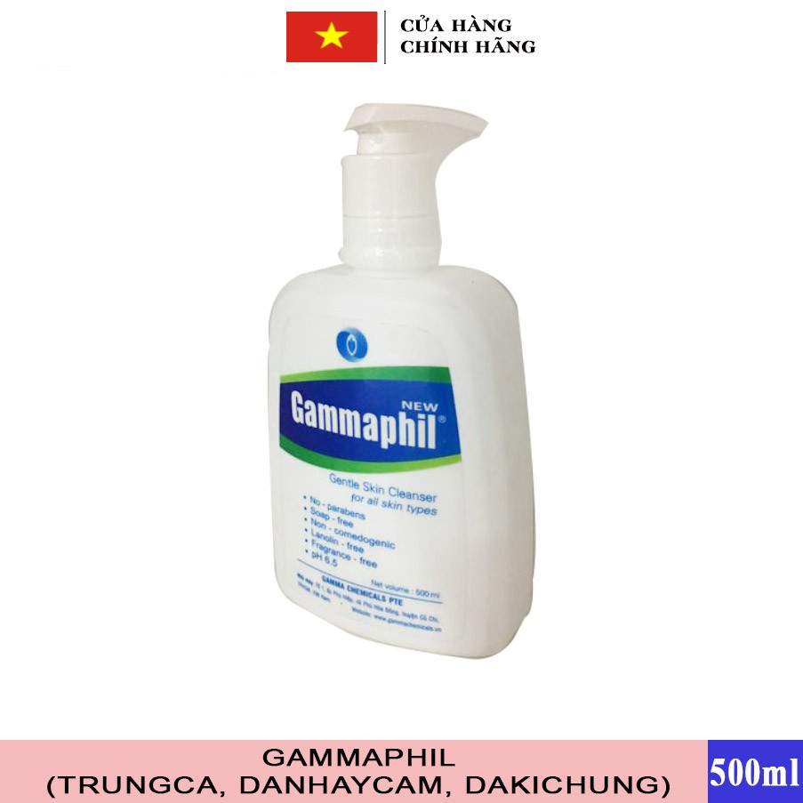 Sữa rửa mặt GAMMAPHIL 500ml (DAMUN, DANHAYCAM)