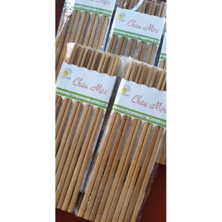 đũa gỗ đầu vuông - đũa Dừa