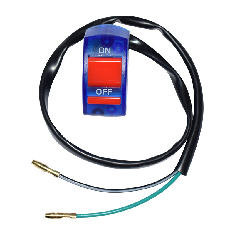1 Công Tắc Nút Nhấn / Tắt Đèn Pha LED Phá Sương Mù Gắn Tay Lái Xe Máy