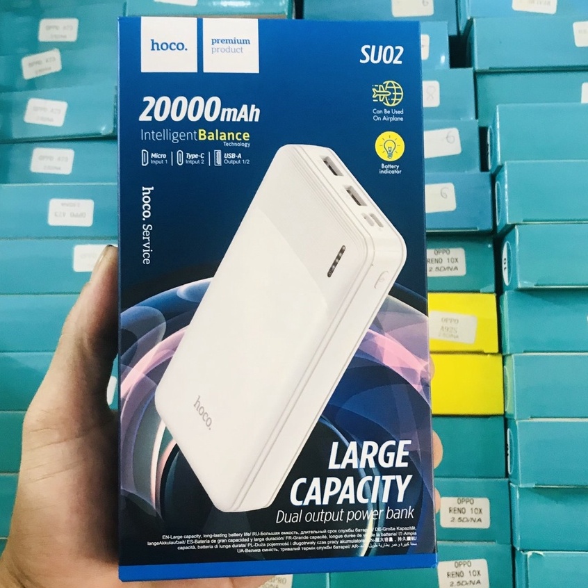 Sạc dự phòng 20.000mah Hoco SU02