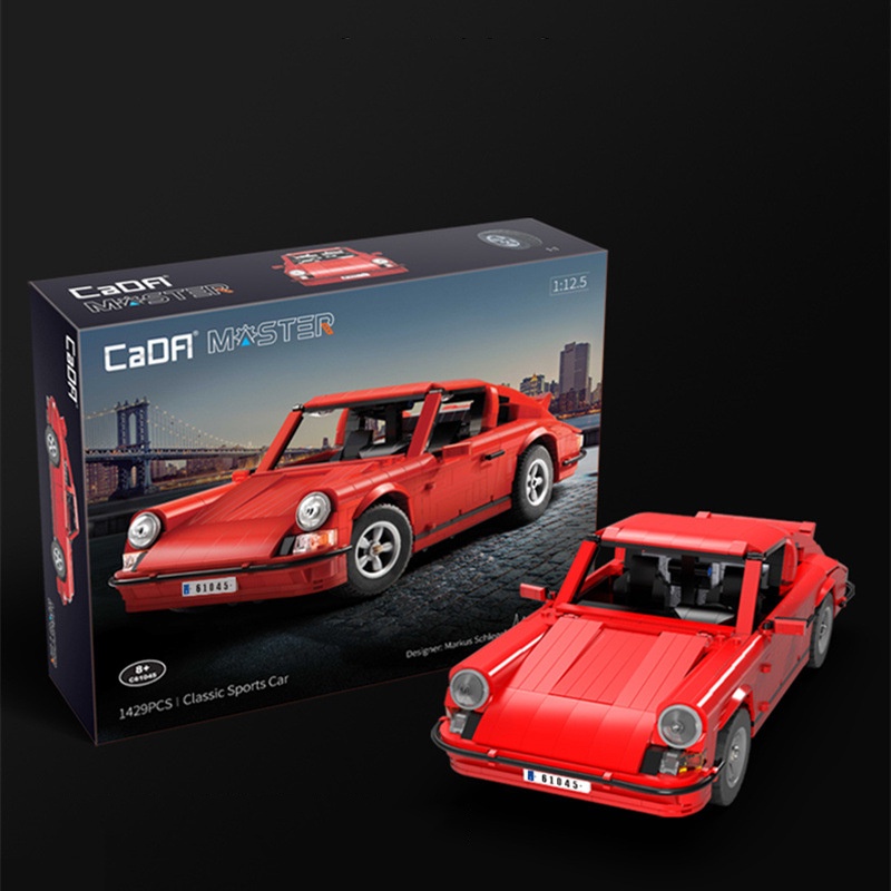 Đồ Chơi Lắp Ráp Kiểu Lego Mô Hình Xe Porsche 911 Retro Cada Model C61045W Với 1429 Mảnh Ghép