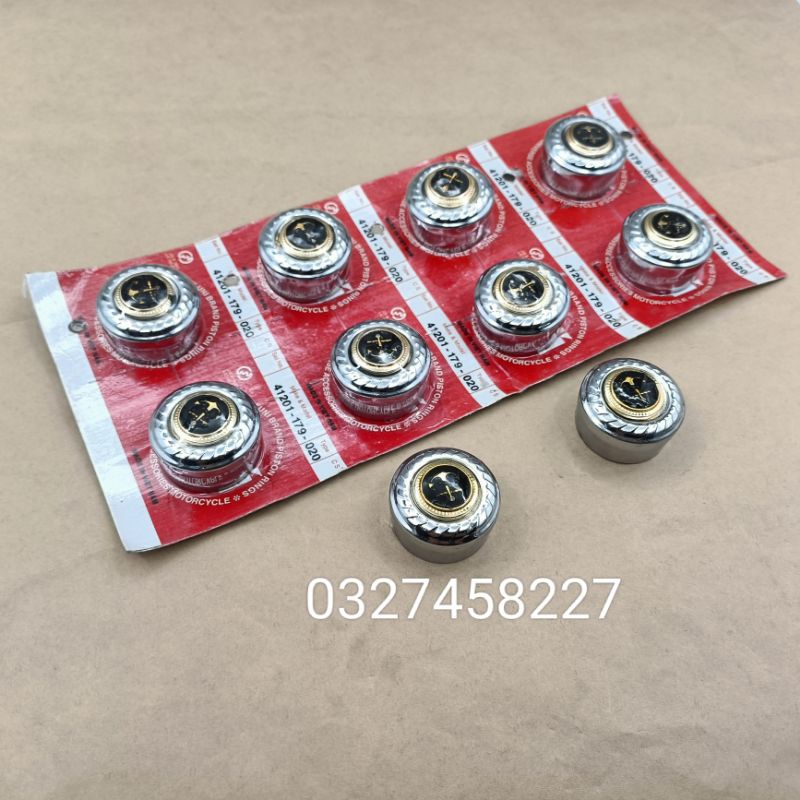 Cặp nắp Inox, bọc chụp đầu bao tay lái xe DREAM