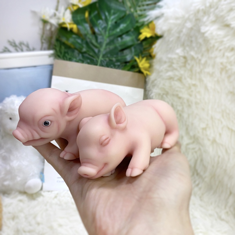 Búp Bê Đồ Chơi Mini 6 Inches Hình Chú Heo Sống Động Như Thật Dùng Làm Quà Giáng Sinh Cho Bé