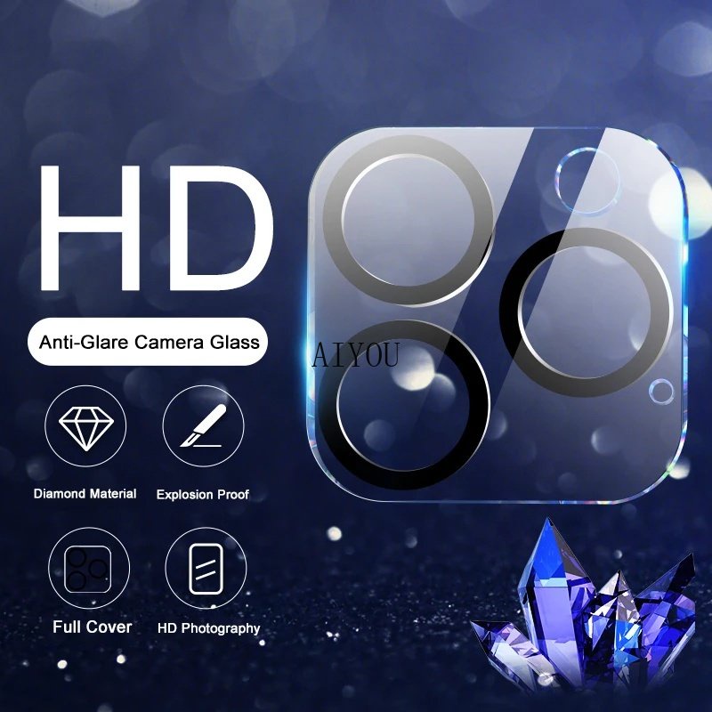 Kính Cường Lực 20D Bảo Vệ camera Sau Cho iPhone 14 Pro Max iPhone 13 / 13 Mini Pro Max / iPhone12 / 11 12