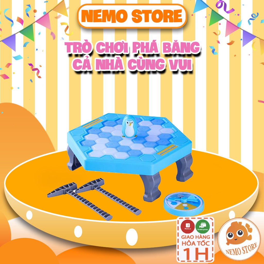 Đồ chơi chim cánh cụt giải cứu đủ bộ Penguin trap cực vui nhộn PB0810