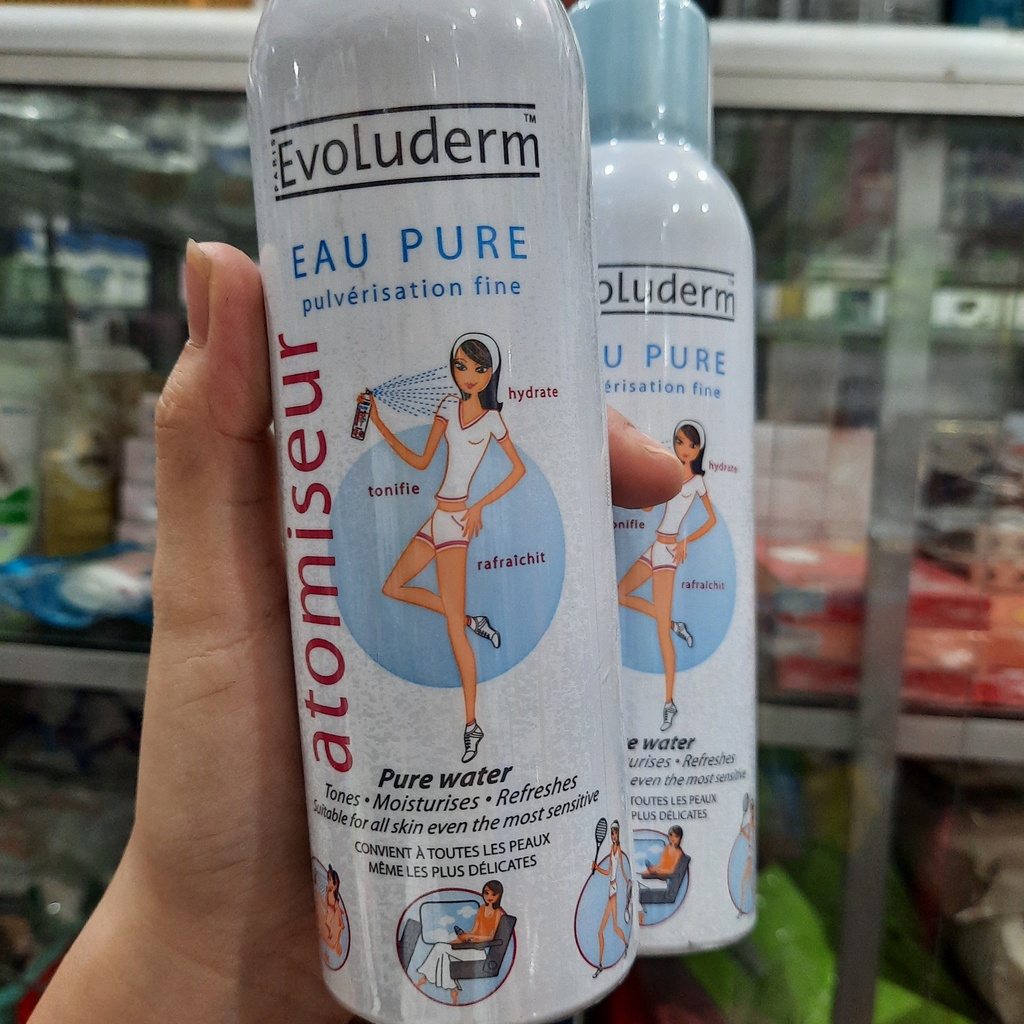 Xịt khoáng Evoluderm chính hãng Pháp