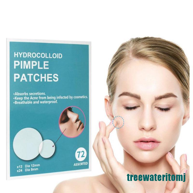 (Hàng Mới Về) Set 36 Miếng Dán Trị Mụn Vô Hình Thành Phần Hydrocolloid