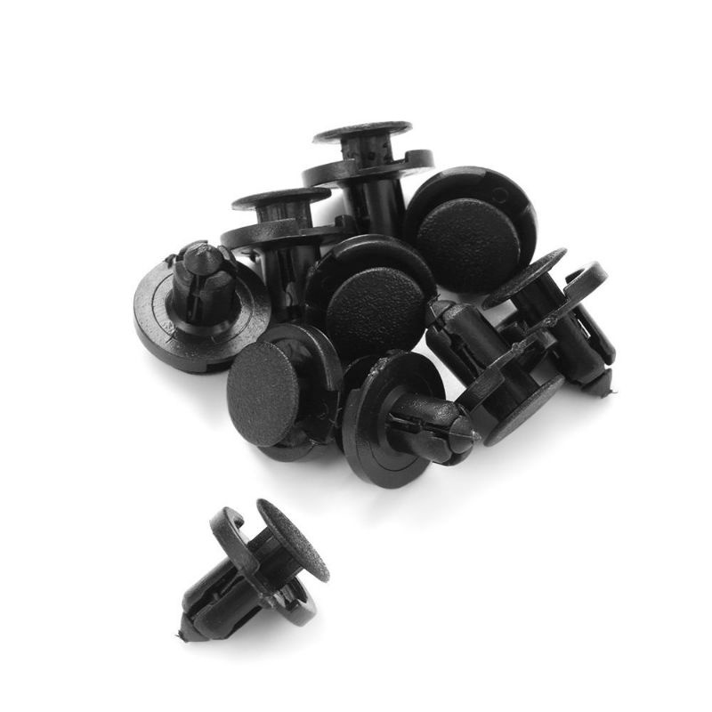 Bộ 50 Đinh Tán , Chốt Bấm loại 8mm và 10 mm Loại Chắn Bùn Ô tô, cản trước và sau Toyota và Honda Civic