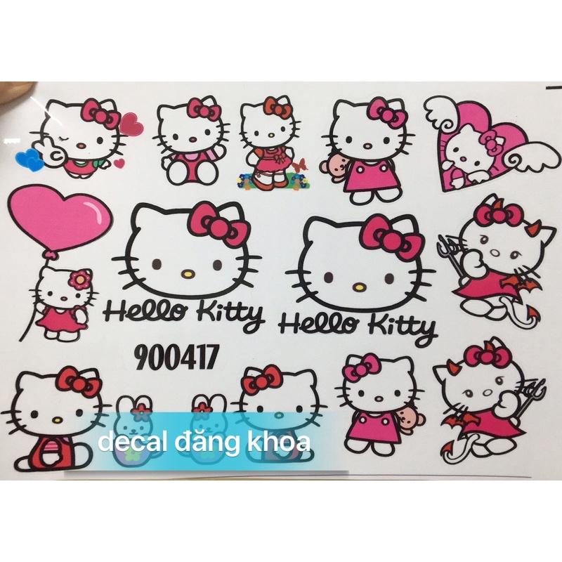 Tem dán HELLO KITTY dễ thương