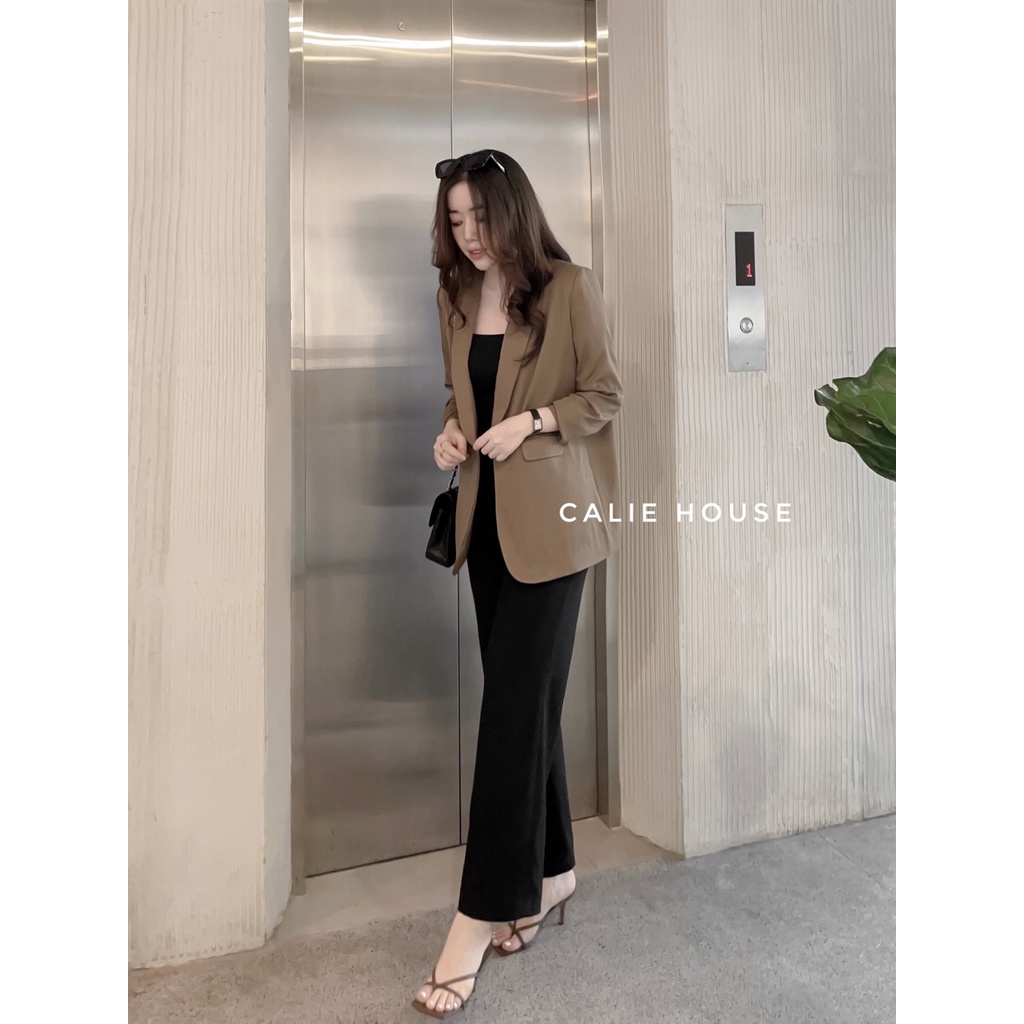 Áo vest cổ sam tay xếp nhún sang chảnh thời trang thiết kế nữ AV14