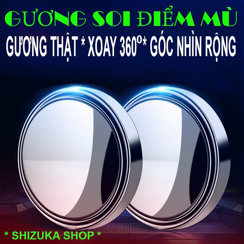 [ Mua 1 tặng 1] Gương Soi Điểm Mù Blind Sport Mirror Ô Tô Xe Hơi Xoay 360 Độ Siêu Rẻ